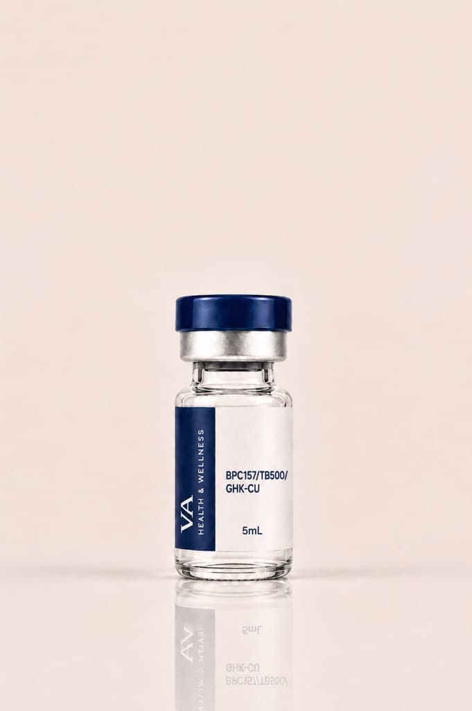 VA Health & Wellness BPC157/TB500/GHK-CU 5mL vial.